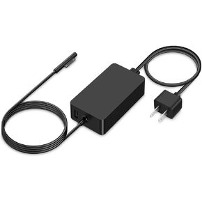 Charger for Surface Pro, Surface Go, Surface Book Laptop Computer 65W 44W 36W 24W Fast Power Adapter