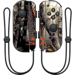 MightySkins Skin Compatible with Nintendo Joy-Con Controller wrap Cover Sticker Skins Deer Hunter