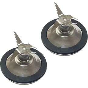 xiatnnxaa 4184 4184-625 Braun Blender Parts Replacement, 732231094 8184 Blender Blade & Clutch Gears for Braun MX2050 MX2000 Blender Ice Cutter Stainless Steel (2 Pack)