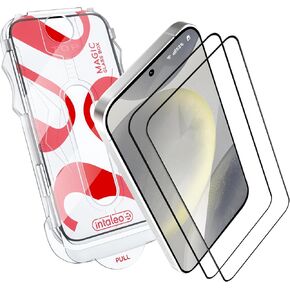 Screen Protector for Samsung S24 Ultra – Magic Box Tempered Glass Screen Protector Galaxy S24 Ultra (2 pcs) with Applicators for Easy Installation - 9H Hardness - S24 Ultra Accessories