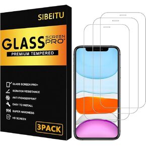 واقي شاشة Sibeitu لجهاز iPhone 11/XR ، 6.1 بوصة 9H صلابة الزجاج المقسى -3