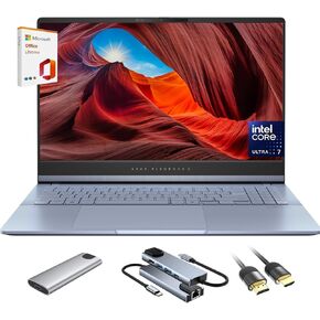 ASUS Vivobook S 15 Laptop, 15.6" 3K 120Hz OLED Display, 16-Cores Ultra 7 155H, Intel Arc Graphics, 16GB RAM, 1TB SSD, RGB Backlit KB, WiFi 6E, Thunderbolt 4, with Lifetime Office, Win 11 Pro