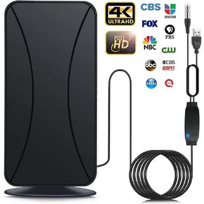 TV Antenna-TV Antenna Indoor,TV Antenna for Smart TV Indoor,Rewave TV Antenna for Local Channels,Digital Antenna for Smart TV Indoor,400+ Miles Long Range HD TV Antenna,Support All TV