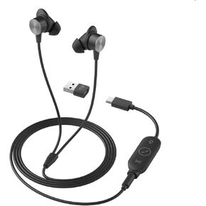 Logitech Zone Wired Earbuds (Renewed)