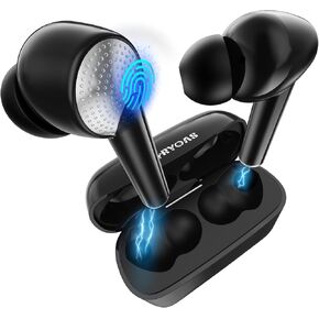 Bluetooth Earbuds - Ear Buds Wireless Bluetooth - True Wireless Noise Cancelling Earphones - Up to 151h Standby time - Earphones for Laptops, Tablets, Mobile Phones