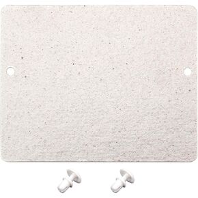 WB34X21271 Microwave Waveguide Cover, Thickened Mica Sheet Microwave Waveguide Cover Replacement for GE Microwaves Replaces AP5791399 3026729 and PS8754952, with 2 Locking Buttons