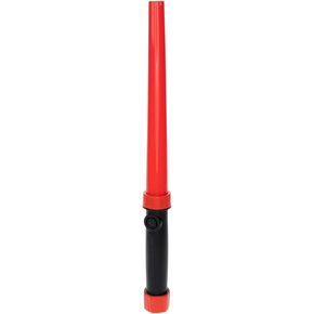 Nightstick NSP-1632 Traffic Wand-Red Lens/Black Handle-3 AAA Batteries, Multicolor