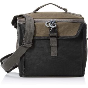 PORTAL 16 Can Insulated Cooler Bag Soft Lined Small Shoulder Bag, Black