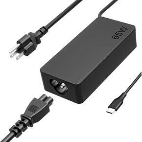 65W 45W USB C استبدال شاحن الكمبيوتر المحمول لـ Lenovo ThinkPad Charger ، ThinkPad X1 T14 T15 T480 T490 E480 E485 E580 ، Yoga C930 C940 ، Chromebook C330 C740 S330 ، FAST Computer طاقة الكمبيوتر