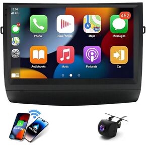 9 inches Car Stereo Radio for Toyota Prius 2003 2004 2005 2006 2007 2008 2009, Android 13 Car Stereo Radio w/CarPlay &Android Auto Radio, Support GPS Bluetooth SWC WiFi Backup Camera Radio - 2+32G