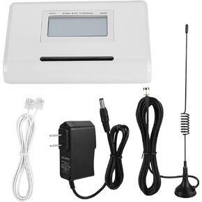 GSM Fixed Terminal GSM Gateway 900/1800MHz Access Cellular Termination Equipment with LCD Dislay Accessible to Telephone Landline/Alarm/Recording Box(US Plug)