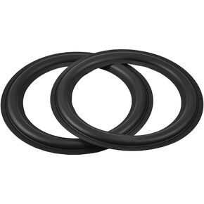 Speaker Surround Edge,Good Sound Effect Low Pitch Speaker Surround Edge 8 inch Speaker Repair,Flexible Anti-Aging Rubber Edge Speaker,for Home