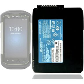 BT-000318 Battery Replacement for Zebra Symbol Motorola TC70 TC72 TC75 TC77 TC700h TC700k TC720l TC75x TC75EK TC75AH TC75GK TC700H TC700K TC77HL Wireless Barcode Scanner (1PCS) 4620mAh
