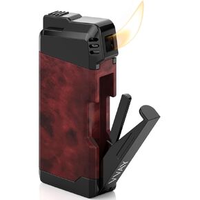 Pipe Lighter - Pipe Lighter for Smoking Tobacco, Soft Flame Butane Lighter