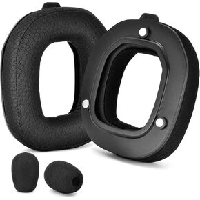 A50 Gen 4 Ear Pads and Microphone Foam- defean Replacement Cushions Compatible with Astro A50 Gen 4,Gen 5 and Astro A50X Headset,Upgrade High-Density Noise Cancelling Foam (Faux Leather)