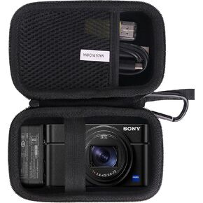 Hard EVA Carrying Storage Case Compatible with Sony RX100 VII/RX100 VI/ RX100 V/ RX100 IV/RX100 III /RX100 II Digital Camera Travel storage box (small)