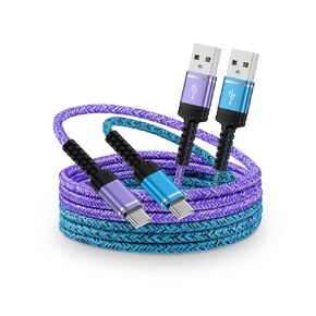 Samsung S25 Ultra USB Type C Charger Cord, 10FT Long USB A to USB C Cable Fast Charging for Samsung Galaxy A25/A26/S25Ultra/S24/S23/A56/A55/A54/A16/A15/A14/Note 20/Z Fold 6/Z Flip 6, Pixel 9Pro