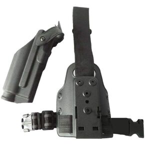 Quick Release Right Leg Thigh Holster and Tactical Drop Light Bearing M6 TLR-1 Gun Drop Holster for Glock 17 18 19 22 23 26