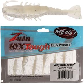 Z-Man SNS25-263PK6 Salty Ned Shrimpz 2.5" Opening Night 6 Pack