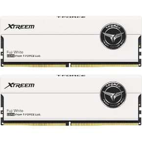 TEAMGROUP T-Force XTREEM DDR5 Ram 48GB (2x24GB) 8000MHz PC5-64000 CL38 M-DIE Desktop Memory Module Ram for 600 700 Series Chipset XMP 3.0 Ready White FFWD548G8000HC38EDC01
