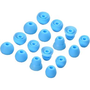 Replacement Eartips Silicone Earbuds Tips Buds Ear Set Accessories for Beats Flex Wireless Headphones,8 Pairs (Black)