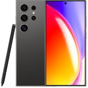 Unlocked Phone E24 Ultra 5G Smartphone 12+512GB,48+108MP Camera,Snapdragon 888，6800mAh Battery, 6.7" HD Screen, Unlocked Cell Phone, Android 14.0,Face ID/Fingerprint Lock/GPS/Built-in Pen (Black)