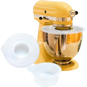 Stand Mixer Bowl Cover compatible with Kitchenaid Artisan&Classic Series 4.5-5QT Tilt-Head Mixer,Mixer Splatter Guard Lids,Mixer Splash Proof Dust Cover