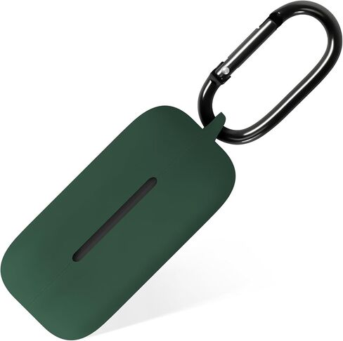 علبة سيليكون Geiomoo لـ Sony WF-C510 ، غطاء وقائي مقاوم للخدش مرن ناعم مع Carabiner (أسود) in Kuwait