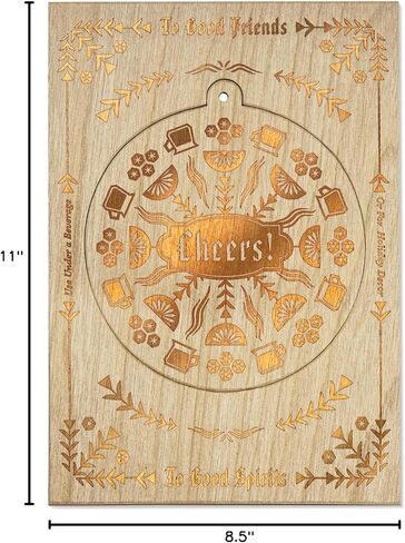 Cardstock Warehouse Wood Veneer Cherry Brown مقاس 8.5 × 11 بوصة - 12 نقطة سميكة من ورق البطاقات الفاخر - 10 ورقات in Kuwait