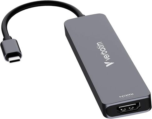 Verbatim USB-C Essentials Multiport Hub – 7 Ports: (2) USB-A 3.0/3.2 Gen 1, (2) USB-C 3.0/3.2 Gen 1, SD and Micro SD Card Slots with 4K HDMI and Up to 100W Power Delivery in Kuwait