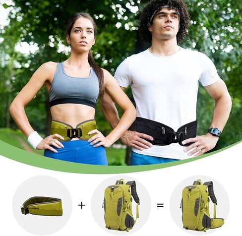 Hiking Backpack 40L, Waterproof Hiking Backpack with Rain Cover, Large Camping Bag Outdoor Sport Travel Daypack in Kuwait