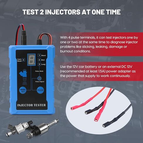 MR CARTOOL V30 Universal Fuel Injector Driverbox Gasoline Injectors Cleaner Tester Tool Use with Ultrasonic Cleaning Tank in Kuwait
