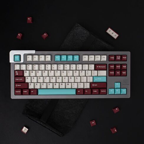 163 Keys Classic Blue Keycaps Cherry Doubleshot Keycaps Set Fit for ISO ANSI 95% 75% 65% 60% Mechanical Keyboard Cherry Mx Gateron Switches in Kuwait
