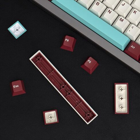 163 Keys Classic Blue Keycaps Cherry Doubleshot Keycaps Set Fit for ISO ANSI 95% 75% 65% 60% Mechanical Keyboard Cherry Mx Gateron Switches in Kuwait