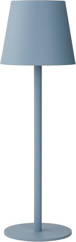 Versa LED Cordless USB-C Re-Chargeable Desk Lamp, 5200mAh Battery Operated with 3 Color Temperature 2700K-3000K-3500K and Fingertip Touch On/Off Plus Dimming with Two 5in Adj Height Stems in Sky Blue in Saudi Arabia