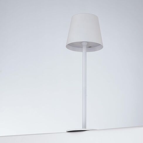 Versa LED Cordless USB-C Re-Chargeable Desk Lamp, 5200mAh Battery Operated with 3 Color Temperature 2700K-3000K-3500K and Fingertip Touch On/Off Plus Dimming with Two 5in Adj Height Stems in Sky Blue in Saudi Arabia
