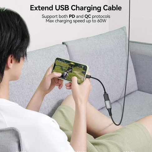 كبل امتداد USB حزمة 3 قدم من 2 ، 5 جيجابت في الثانية/60 واط نقل البيانات وشحن Sync USB النوع A 3.0 موسع ذكر إلى أنثى لرصد لوحة مفاتيح الشاحن SSD Flash Camera SSD والمزيد in Kuwait