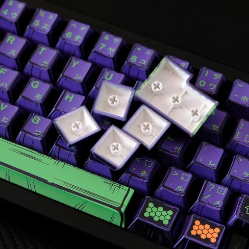 150 Keys Dye-Sublimation Cherry Profile Keycaps Custom Japanese Manga Theme PBT Keycaps Set for Cherry Gateron MX Switches Mechanische Keyboard in Saudi Arabia