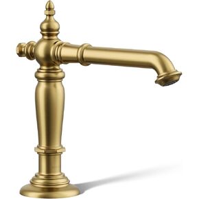 Kohler K-72760-CP Artifacts Bathroom Sink Spout with Column Design, Less Handles, Polished Chrome