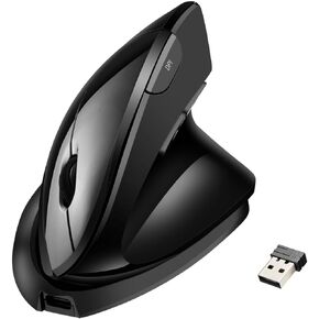 Adesso iMouse V30 Wireless Adjustable Vertical Ergonomic Mouse with Customizable Angles and DPI Switch - Advanced Optical Sensor Technology, Reduces Wrist Strain, 2.4GHz USB Receiver, TAA-Compliant