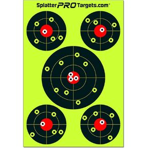 12x18 Splatter Targets. Shots Burst with a Bright Splatter Upon Impact. Instantly See Your Shots!