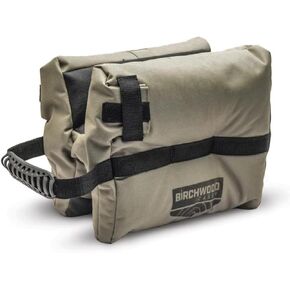 Birchwood Casey H-Bag Filled Portable Hunting Shooting Rest Bag with Non-Slip Gun Cradle Area & Carry Handle - Fits Most Rifles & Shotguns