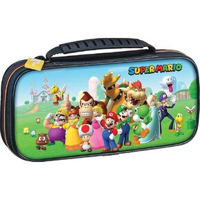 RDS -Nintendo Switch Game Traveler Super Mario Deluxe -يحمي Nintendo Switch و Joy -Con Action Grips