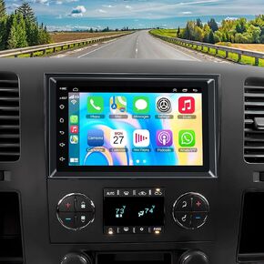 4+64 Android 13 Car Stereo for Chevrolet Chevy Silverado Suburban Tahoe GMC Sierra Yukon, 7" IPS Touch Screen Car Radio Build-in GPS Wireless CarPlay/Wired Android Auto, Backup Camera/DSP/SWC