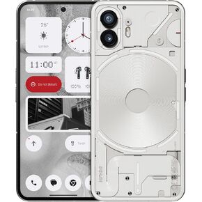 Nothing Phone (2) 5G - 6.7" LTPO AMOLED Display, 256GB + 12GB RAM, Glyph Interface, OS 2.0, Unlocked Android Smartphone - International/Global Version (White)