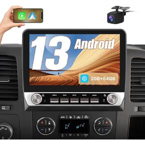 Android 13 Car Radio Stereo for Chevy Chevrolet Silverado 2007-2013 Tahoe Equinox GMC Sierra Yukon with 2+64GB CarPlay Android Auto Bluetooth
