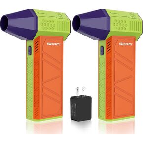 SDFM Electric Air Duster - 130000 دورة في الدقيقة Duster Air Duster ， 3 CAN TELA CANPLOWER DRY BLOWER يمكن إعادة استخدامها للوحة مفاتيح الكمبيوتر ، والهواء الطلق ، والسيارة ، والمنزل.