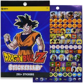 Dragon Ball Z Anime Stickers, 295+ Pieces, Deluxe Collection with Goku, Gohan, Vegeta, Piccolo