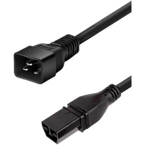 C20 to SAF-D-Grid T-Latch Power Cord, SAF-D-Grid T-Latch Plug to IEC 320 C20 SJT 16AWG,10ft/3m (C20 to Saf-D-Grid)