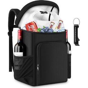 Backpack Coolers Insulated Leak Proof, 16qt Cooler Backpack Insulated Waterproof Thermal Bag, Portable Lightweight Beach Travel Camping Lunch Backpack for Men and Women